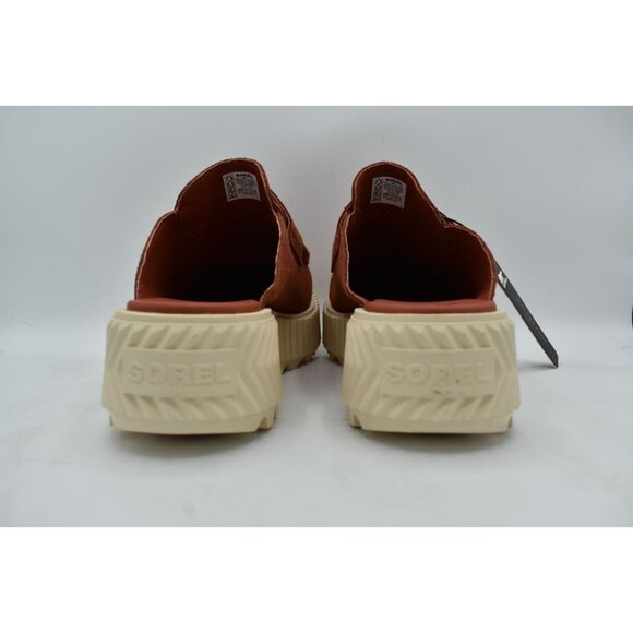 Sorel Women Size 8 ONA AVE Sanguine Red Bleached Ceramic Slip On Loafers Shoes - Picture 5 of 12